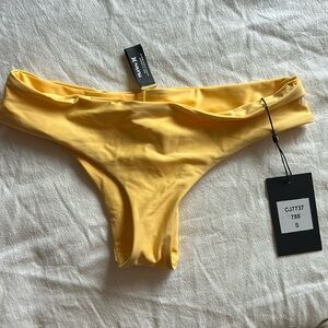 Butter yellow bikini bottoms